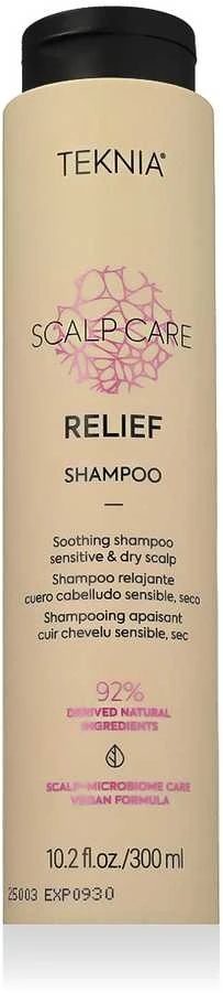 Lakme Šampūnas plaukams Teknia Scalp Care Relief Šampūnas, be sulfatų, jautriai ir sausai galvos odai, 300 ml