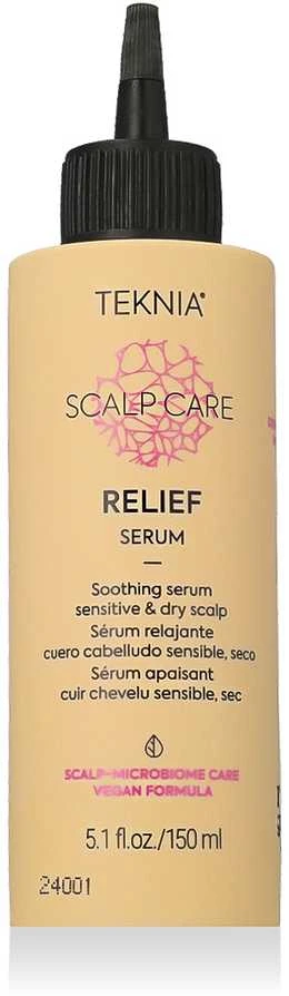 Galvos odos serumas Lakme Teknia Scalp Care Relief Serum, raminantis, tinka jautriai ir išsausėjusiai galvos odai, 150 ml
