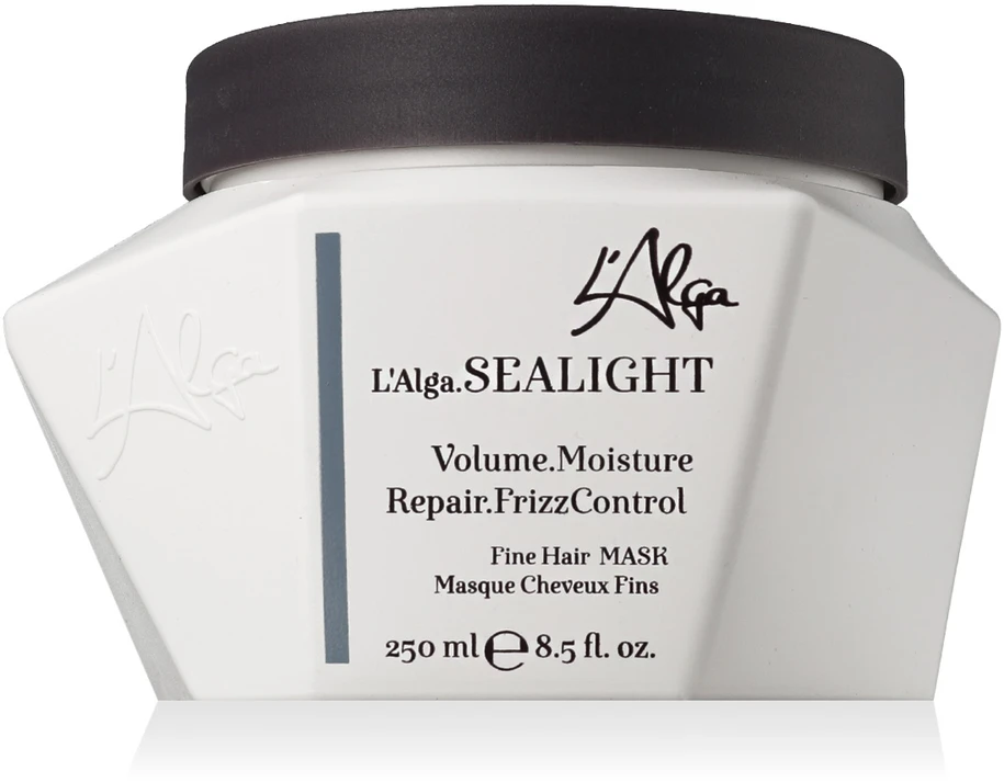 L'Alga Sealight Mask apimties suteikianti kaukė ploniems plaukams, 250 ml