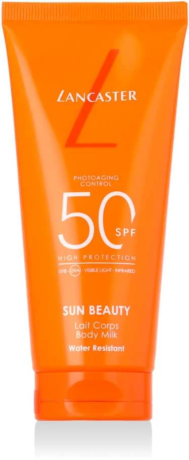 Lancaster Sun Care Face & Body Sun Beauty Body Milk SPF 50 kūno pienelis nuo saulės, 100 ml