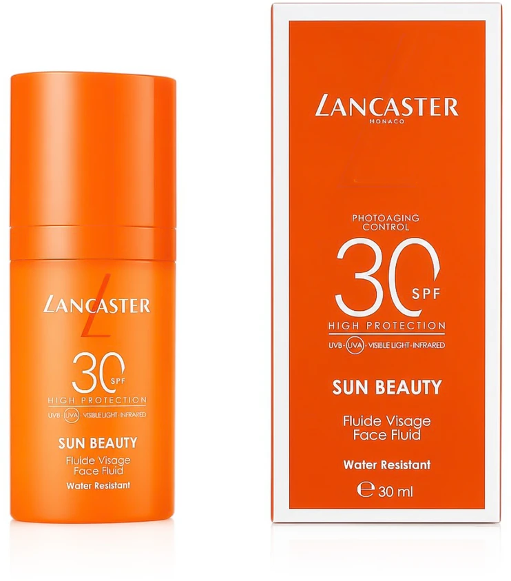 Lancaster Sun Beauty Fluid veido odos apsauga su Spf30 30ml