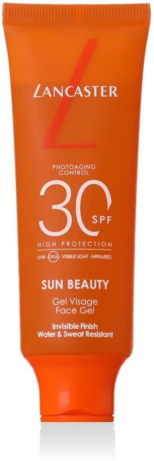 Lancaster Sun Sport Invisible Veido Gel SPF 30 apsauginis veido gelis nuo saulės, 50 ml