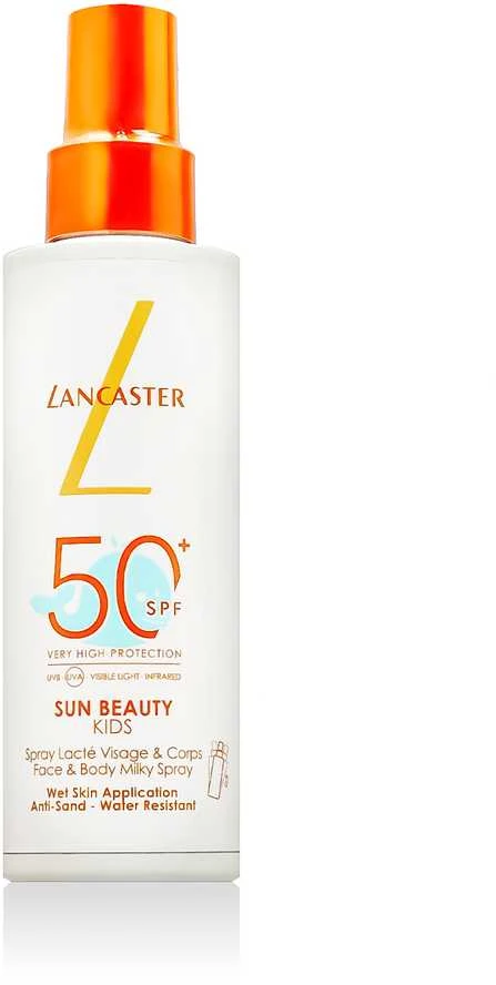 Lancaster Kids Sun Sensitive Wet Skin Application Very High Protection Purškiklis SPF 50+ apsauginis purškiklis nuo saulės vaikams, 150 ml