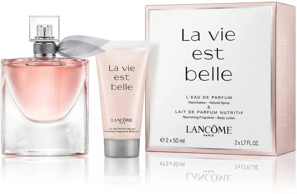 Kvepalų rinkinys moterims Lancome La Vie Est Belle (EDP, 50 ml + kūno losjonas, 50 ml)