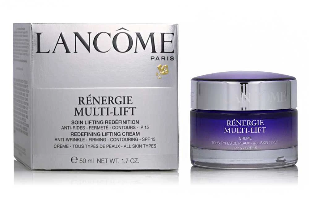 Lancome Renergie Multi-Lift Redefining Lifting Kreminis SPF 15 stangrinantis veido kremas, 50 ml