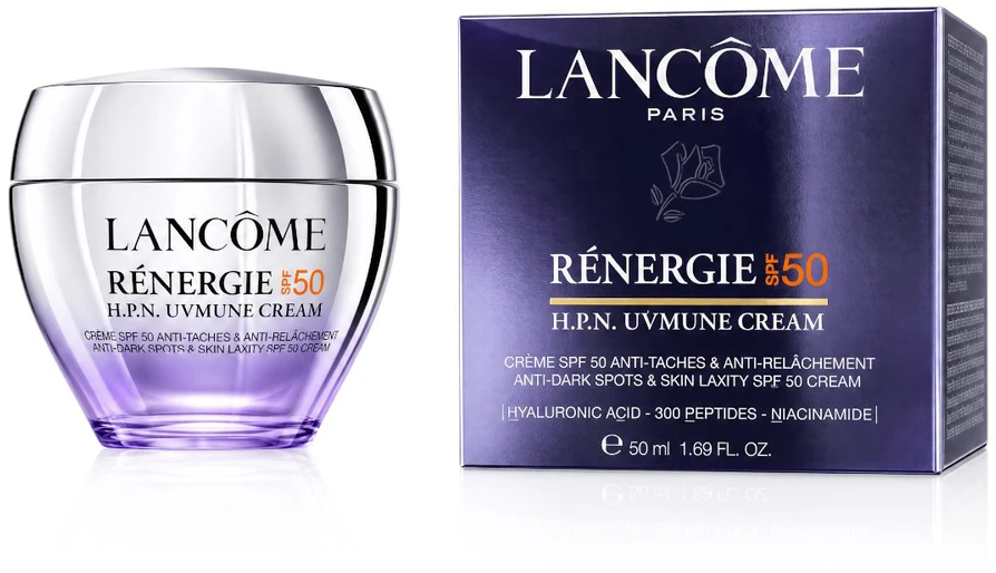 Lancome Renergie H.P.N. UVMUNE SPF50 senėjimą stabdantis kremas nuo spalvos pakitimų 50 ml