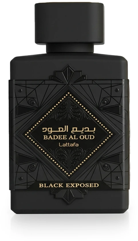 Lattafa Badee Al Oud Juodas Exposed EDP Purškiklis 100 ml