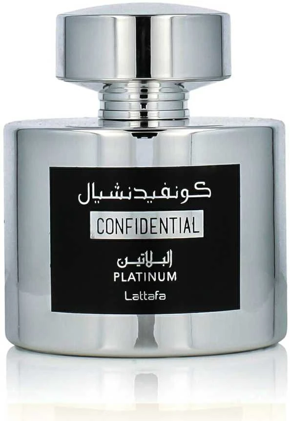 Unisex kvepalai Lattafa Confidential Platinum EDP, 100 ml