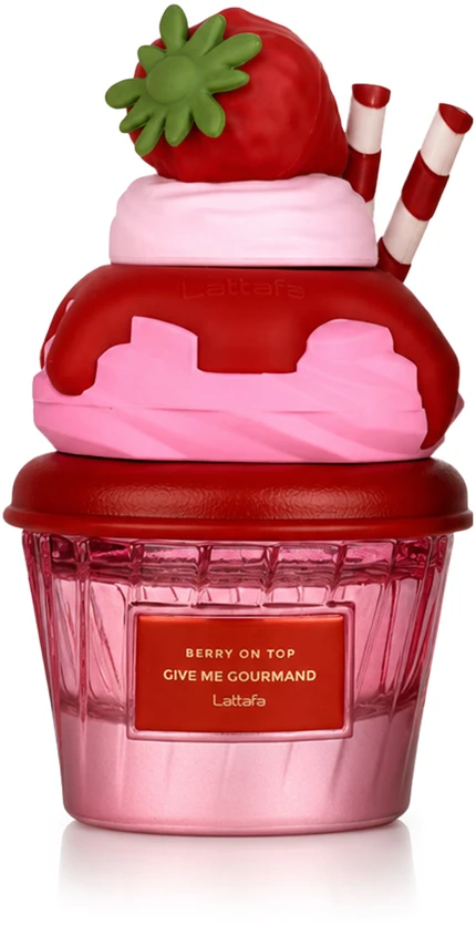 Lattafa Berry On Top Give Me Gourmand EDP parfumuotas vanduo moterims, 75 ml