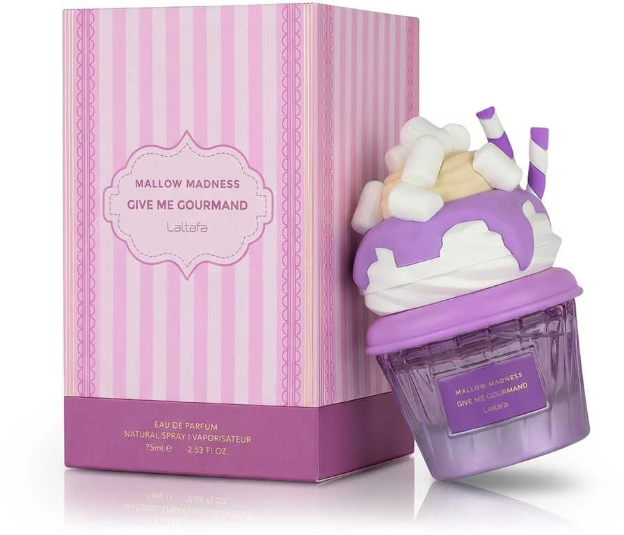 Lattafa Mallow Maddnes Give Me Gourmand EDP parfumuotas vanduo moterims, 75 ml