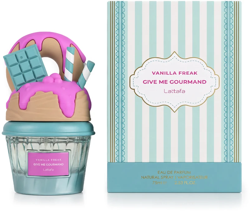 Lattafa Vanilla Freak Give Me Gourmand EDP parfumuotas vanduo moterims, 75 ml
