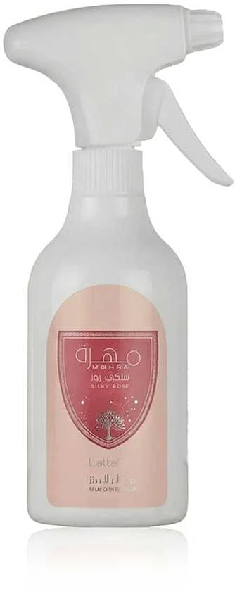 Lattafa Mohra Silky Rose Silky Rose Room Purškiklis, 450 ml
