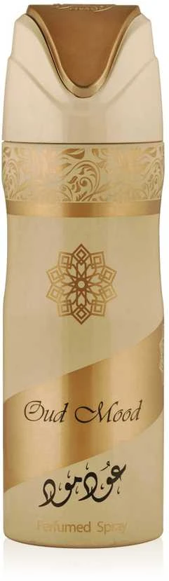 Lattafa Oud Mood Perfumed Purškiklis parfumuotas dezodorantas, 200 ml