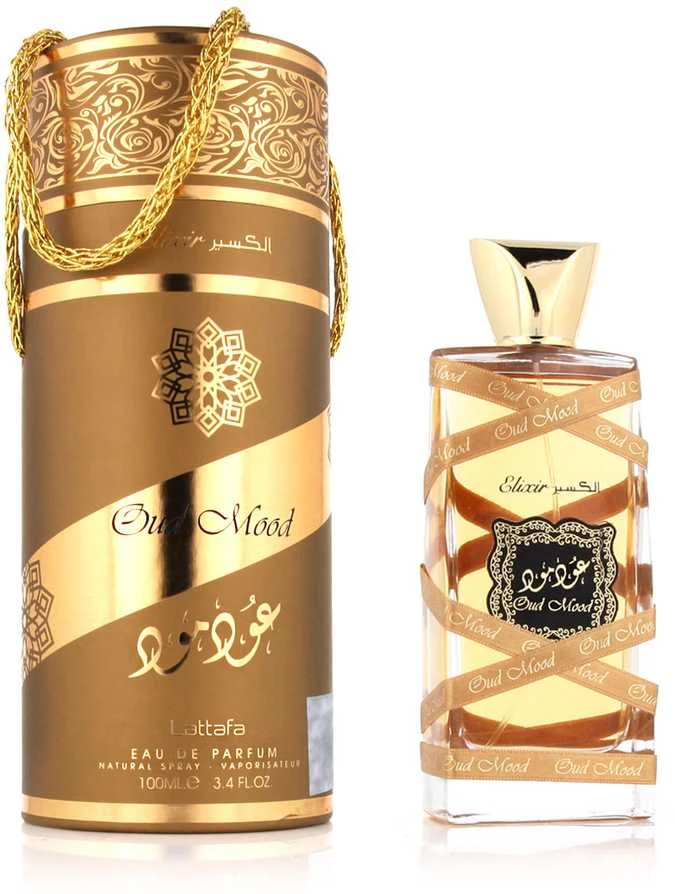 Unisex kvepalai Lattafa Oud Mood Gold Elixir EDP, 100 ml