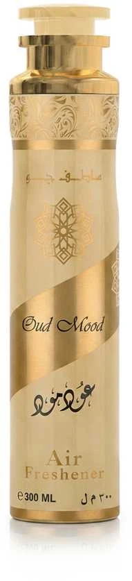 Lattafa Oud Mood Air Freshener purškiamas oro gaiviklis, 300 ml