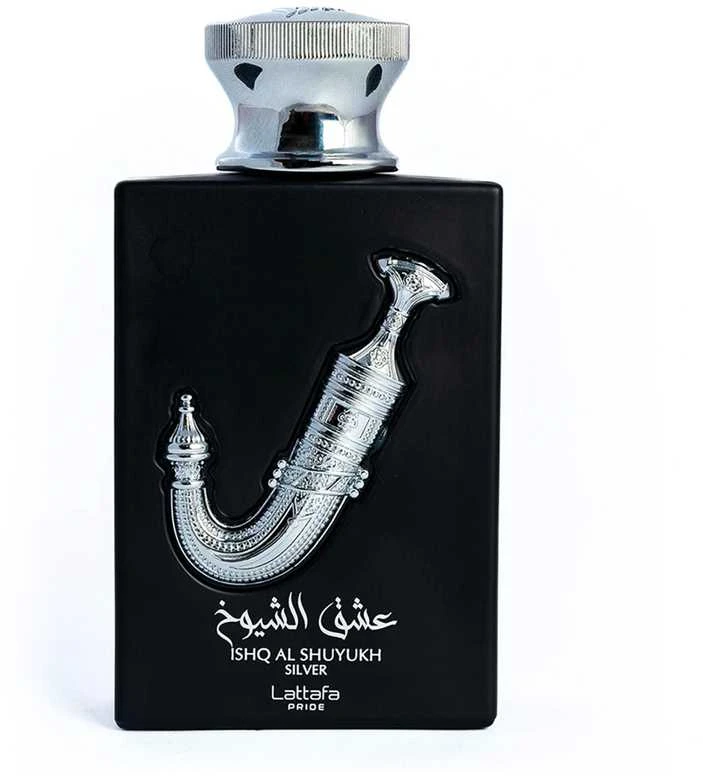 Lattafa Ishq Al Shuyukh Sidabrinis EDP parfumuotas vanduo unisex, 100 ml