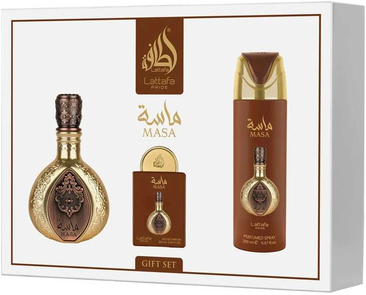 Set Lattafa Masa EDP 100ml + EDP 20ml + Dezodorantas 200ml
