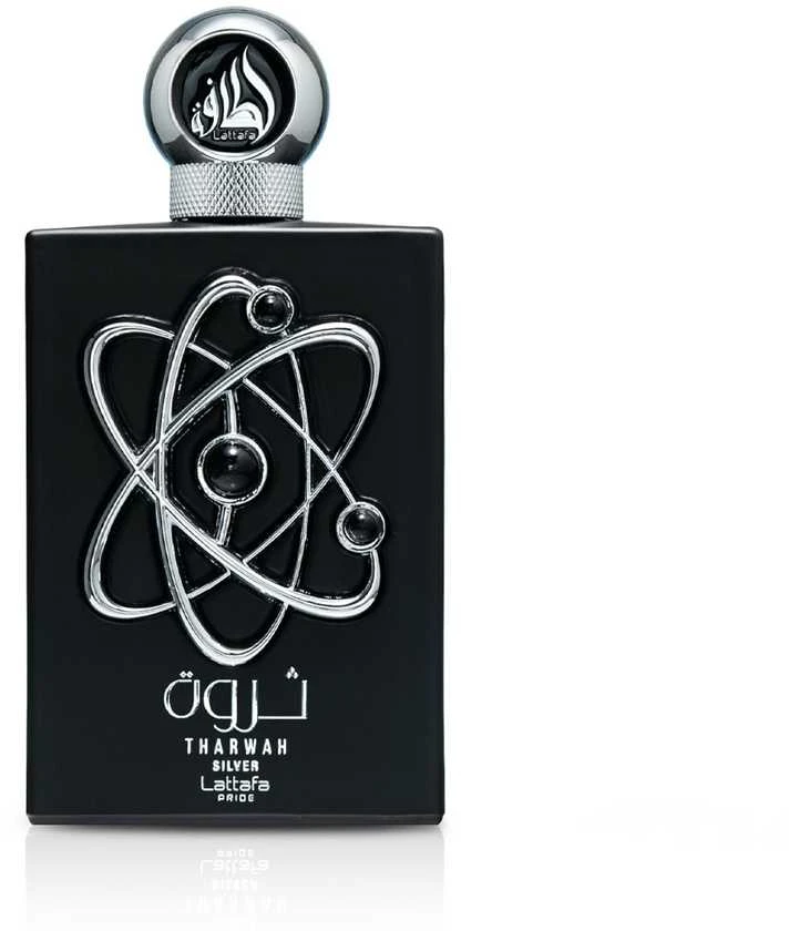 Lattafa Tharwah Sidabrinis EDP parfumuotas vanduo vyrams, 100 ml