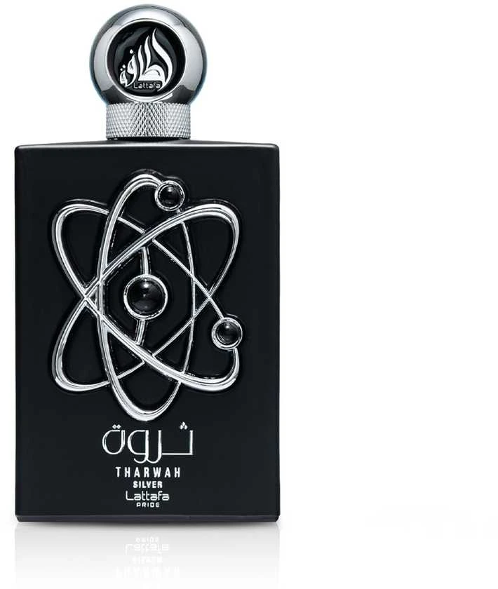 Lattafa Tharwah Sidabrinis EDP parfumuotas vanduo vyrams, 100 ml