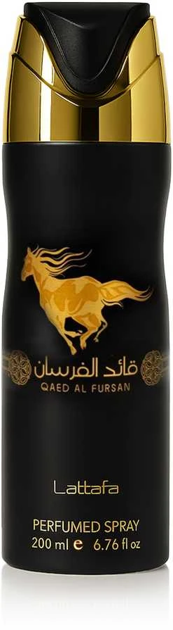 „Lattafa Qaed Al Fursan“ unisex kvapusis dezodorantas su violetiniu atspalviu, 200 ml