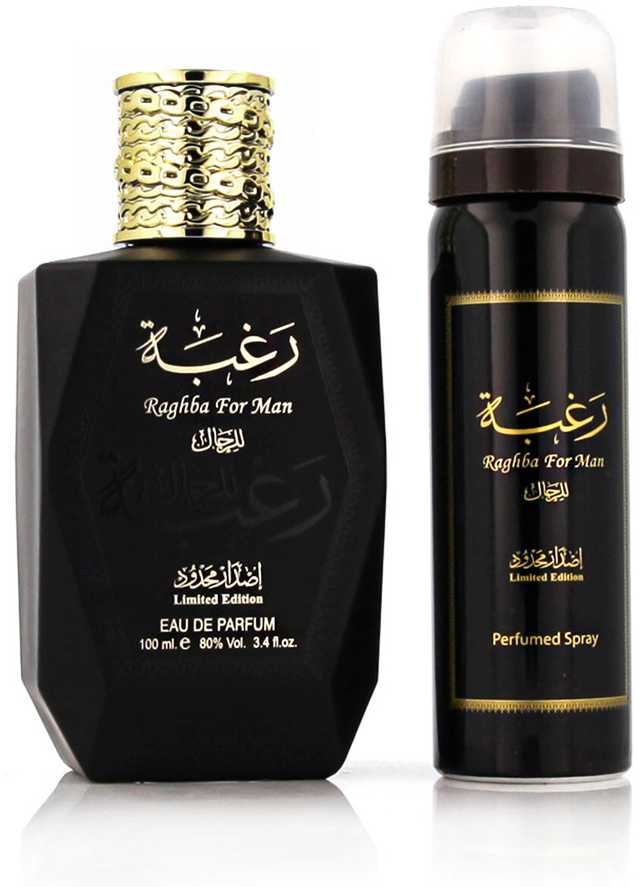Lattafa Raghba rinkinys vyrams (EDP, 100 ml + dezodorantas, 50 ml)