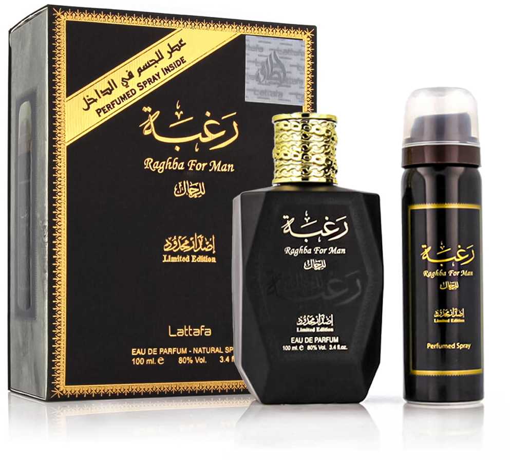 Lattafa Raghba rinkinys vyrams (EDP, 100 ml + dezodorantas, 50 ml)