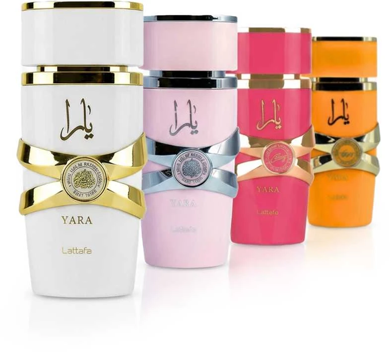 Lattafa Yara Collection Giftset arabiškų kvepalų rinkinys, 4 x 5 ml
