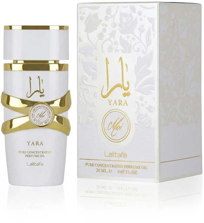 Lattafa Yara Moi Pure Concentrated Perfume Oil CPO aliejiniai kvepalai moterims, 20 ml