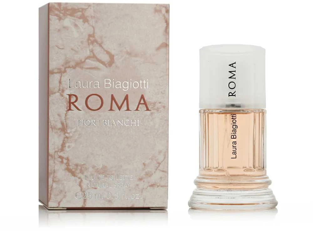Laura Biagiotti Roma Fiori Bianchi EDT tualetinis vanduo moterims, 25 ml