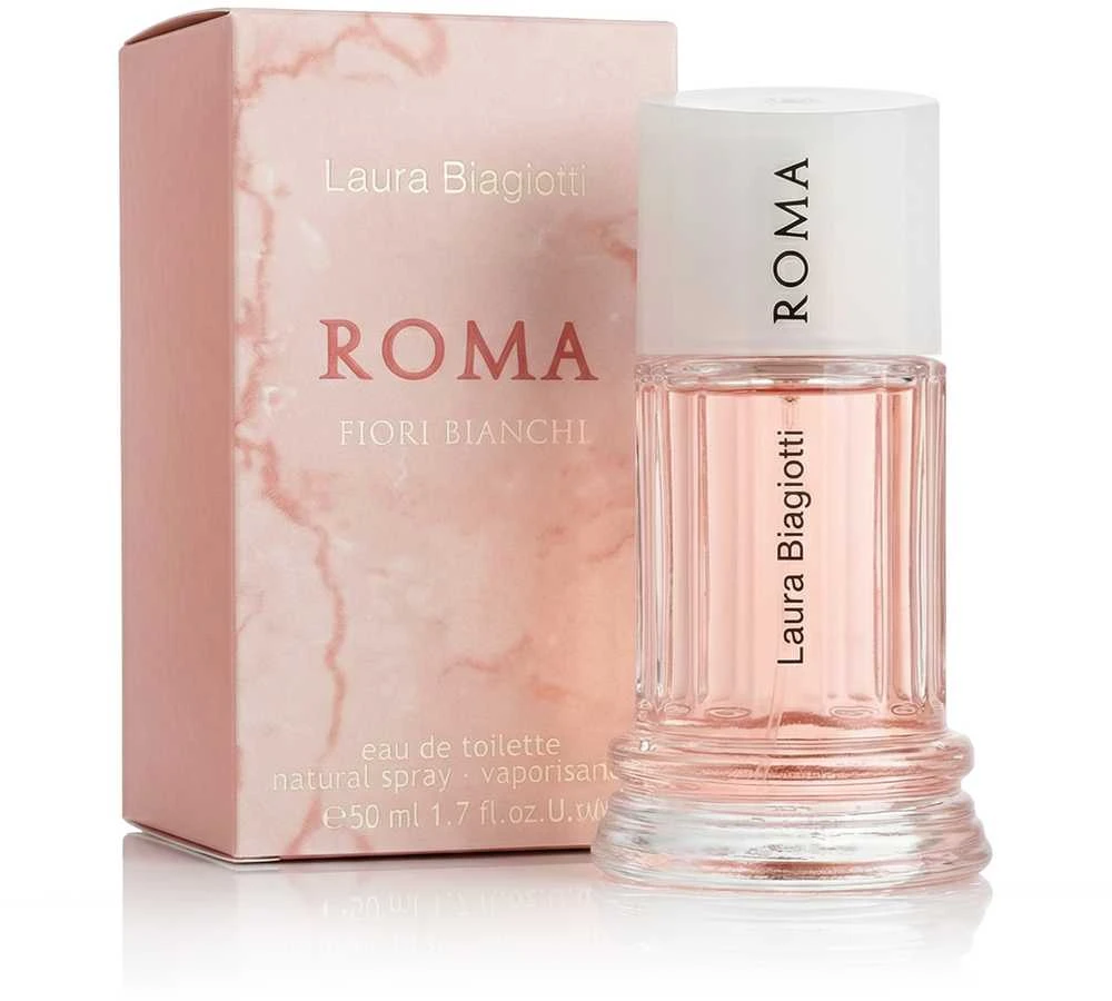 Laura Biagiotti Roma Fiori Bianchi EDT tualetinis vanduo moterims, 50 ml
