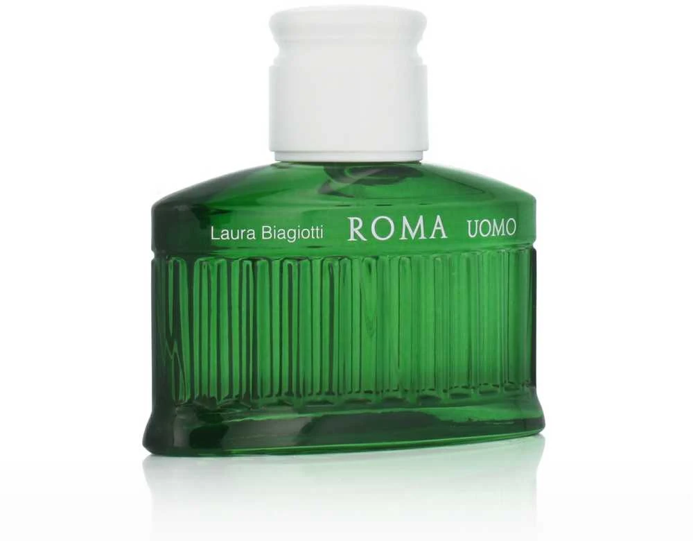 Laura Biagiotti Roma Uomo Žalias Swing EDT tualetinis vanduo vyrams, 75 ml