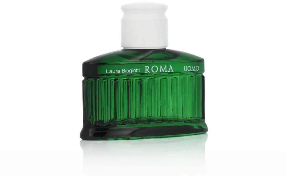 Laura Biagiotti Roma Uomo Žalias Swing EDT tualetinis vanduo EDT tualetinis vanduo vyrams, 40 ml