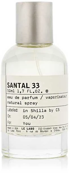 Le Labo Inc Le Labo Santal 33 EDP Purškiklis, 50 ml