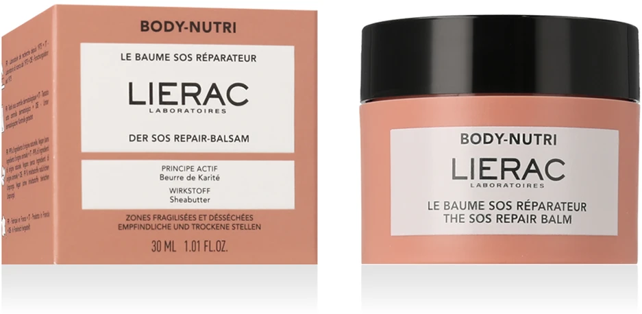 Lierac Body-Nutri THE SOS Repair Balm atkuriamasis balzamas, 30 ml