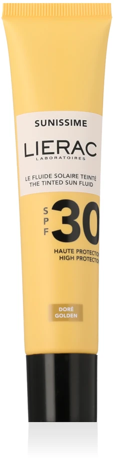Lierac Paris Lierac Sunissime The Tinted Velvety Sun Fluid SPF 30 apsauginis fluidas deginimuisi, 40 ml
