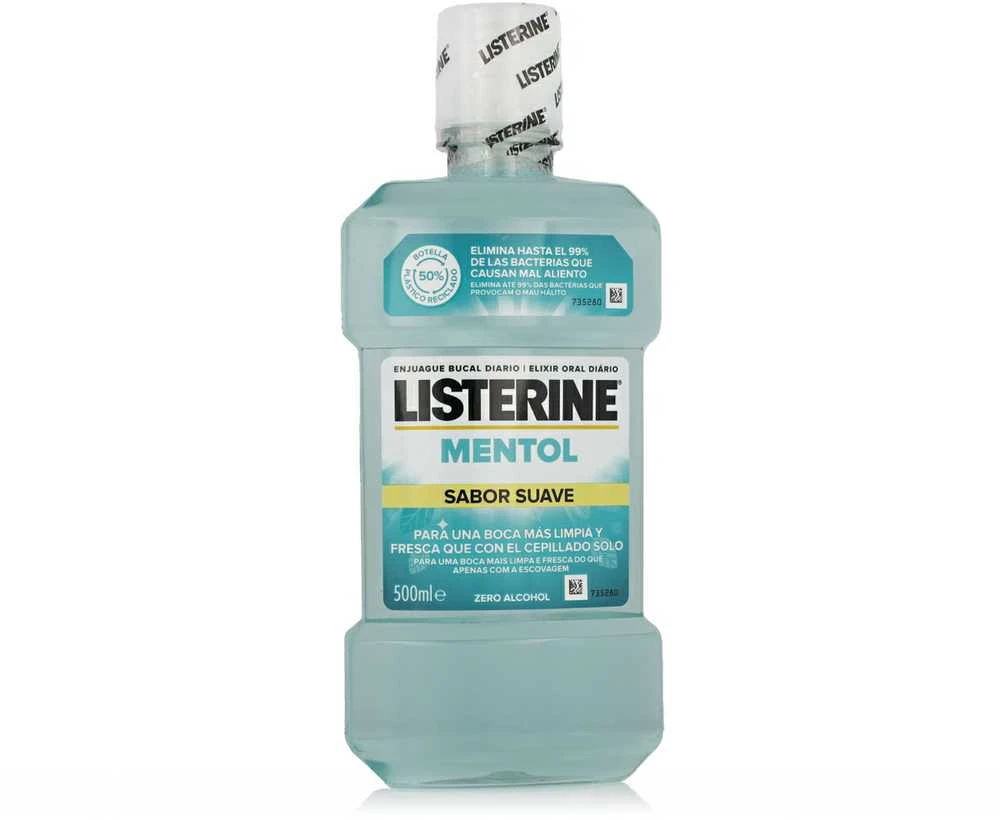 "Listerine Zero Alcohol" burnos skalavimo skystis "Soft Mint" 500ml