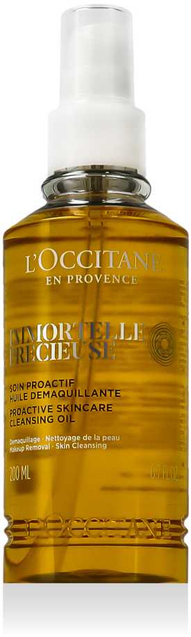 L'Occitane Immortelle Precious Cleansing Oil šlamučių prausiamasis veido aliejus, 200 ml