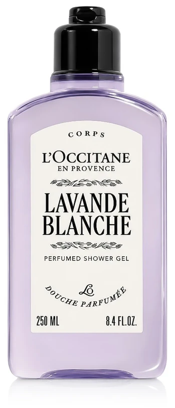 L’Occitane L'Occitane en Provence, Lavande Blanche, Cleansing & Softening, Dušo želė, For All Skin Types, 250 ml Unisex