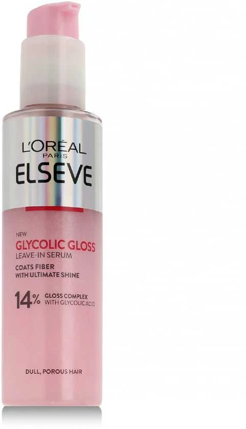 Nenuplaunamas serumas plaukams L'Oréal Paris Elseve Glycolic Gloss Leave-In, 150 ml