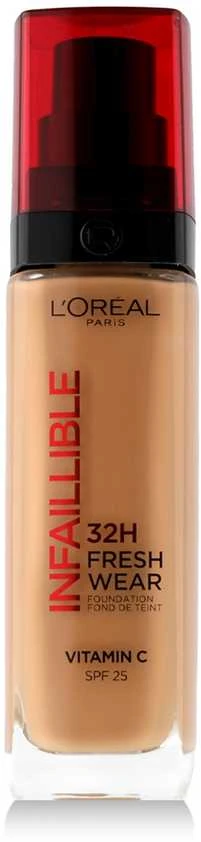 L’Oréal Paris Make-Up Designer Ineutralfaillible Founeutraldationeutral 300 Ambre/Amber Buteliukas su pompa Skystis