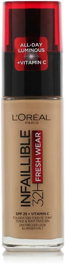L’Oréal Paris Make-Up Designer Ineutralfaillible Founeutraldationeutral 140 Goldeneutral rusvai gelsvas Buteliams Skystis