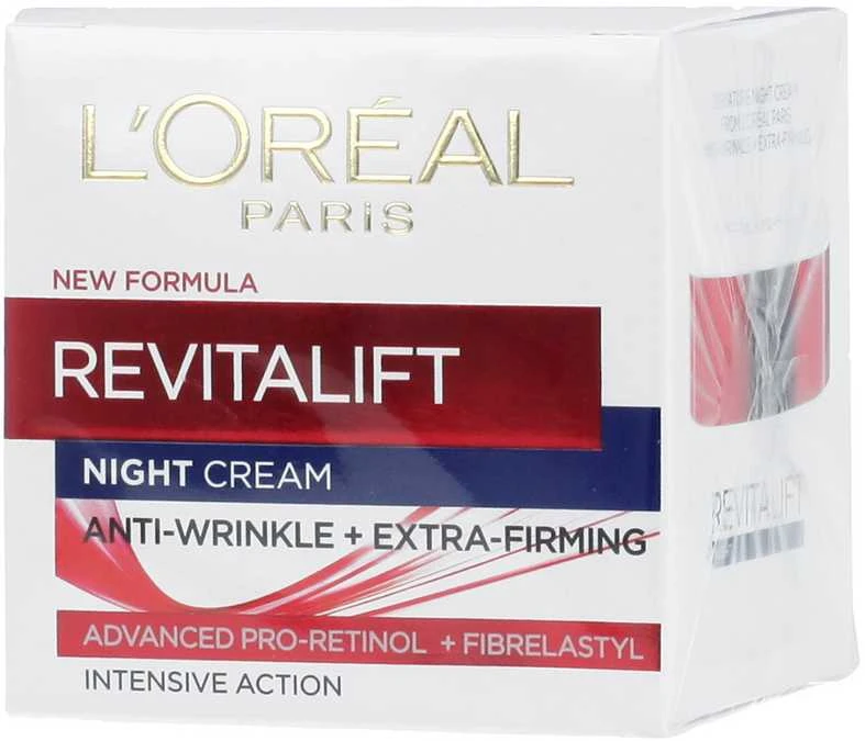 L'Oreal Paris L'Oreal Paris Revitalift naktinis kremas nuo raukšlių ir stangrinantis 40+ naktinis kremas 50ml