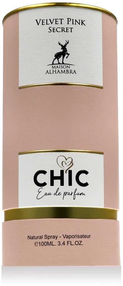 Maison Alhambra Chic Velvet Rožinė Secret EDP parfumuotas vanduo moterims, 100 ml