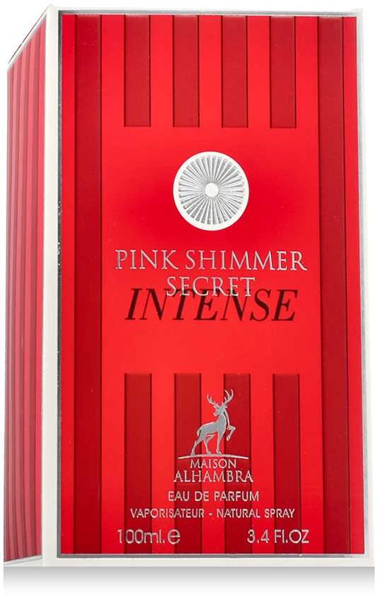 Maison Alhambra Rožinė Shimmer Secret Intense EDP parfumuotas vanduo moterims, 100 ml