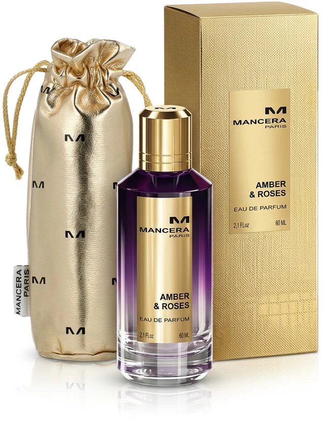 Mancera Amber & Roses EDP parfumuotas vanduo unisex, 60 ml