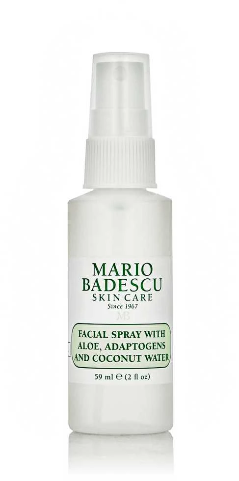Mario Badescu Facial Purškiklis With Aloe, Adaptogens And Coconut Vanduo drėkinamasis veido purškiklis, 59 ml