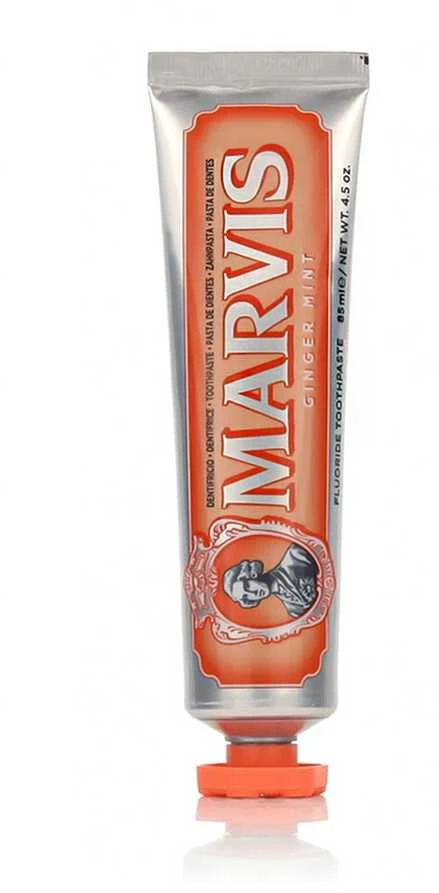 Marvis Ginger Mint Imbiero ir mėtų skonio dantų pasta, 85 ml