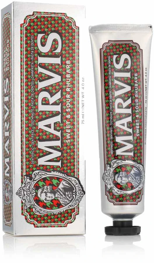 Marvis Sweet & Sour Rhubarb Rabarbarų ir mėtų skonio dantų pasta, 75 ml