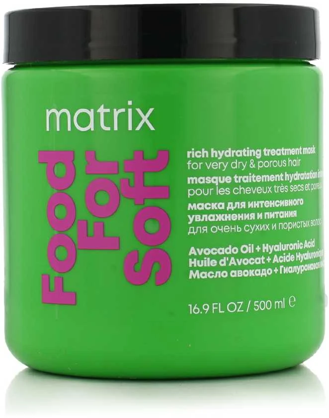 Drėkinamoji plaukų kaukė Matrix Food for Soft Rich Hydrating Mask 500ml