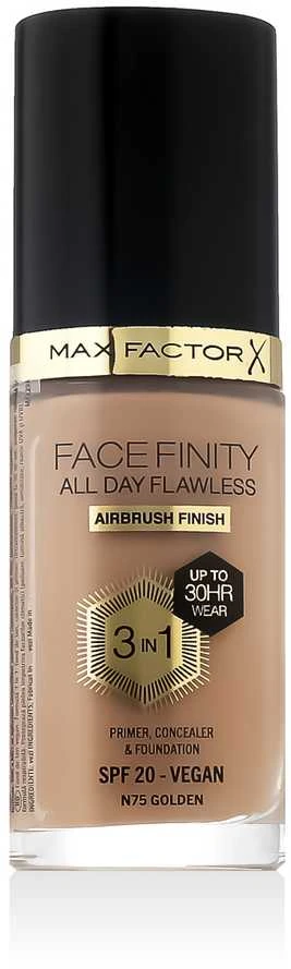 "Max Factor Facefinity 3in1 Primer, maskuoklis ir makiažo pagrindas 75-Golden 30ml
